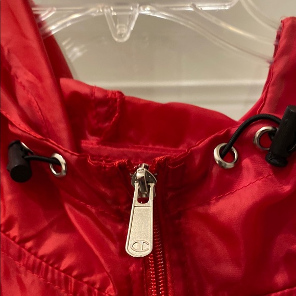 Champion Red Windbreaker Jacket - Picture 4 of 7